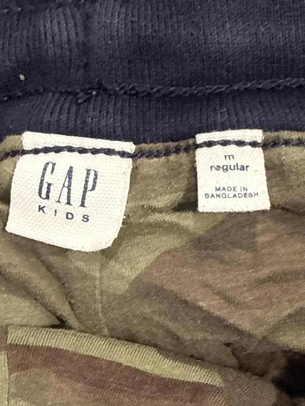 GAP Kids Navy Blue Cargo Jogger Pants - Boys M